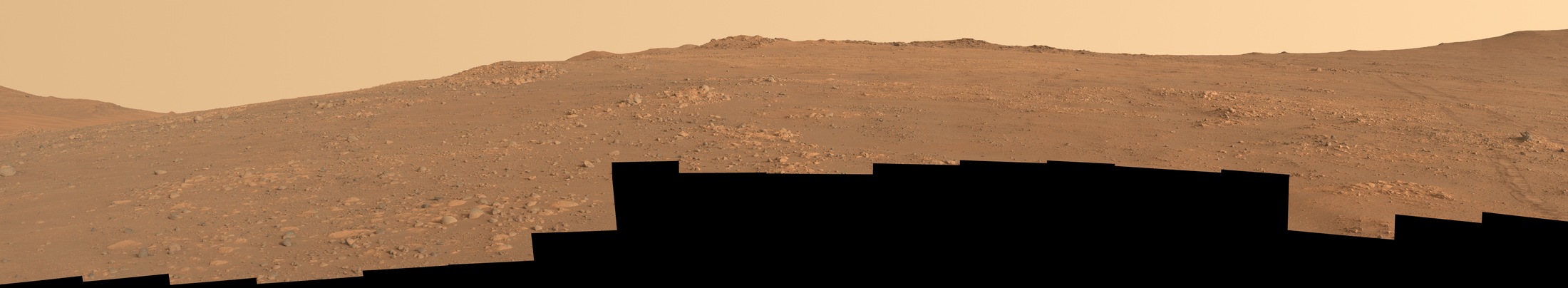 Perseverance's Arbot panorama in natural colour