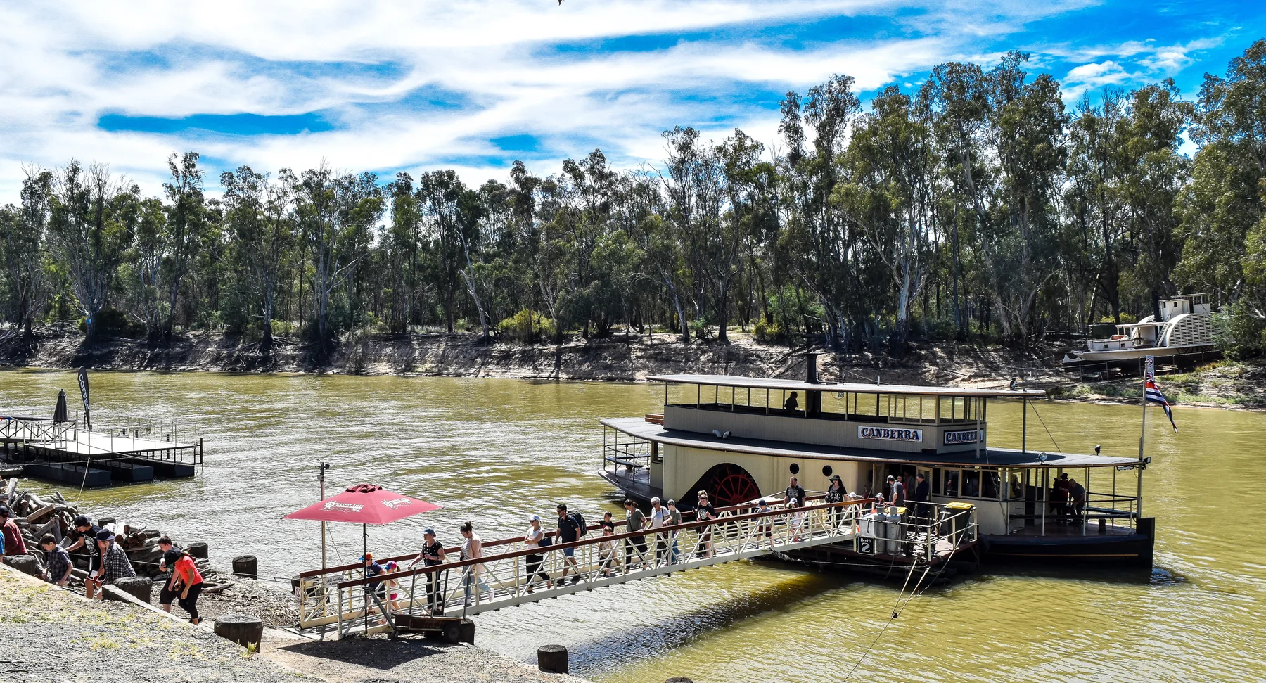 The Murray River at Echuca